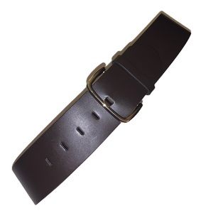 BANANA REPUBLIC Wide Leather Belt - Dark Brown Size Small